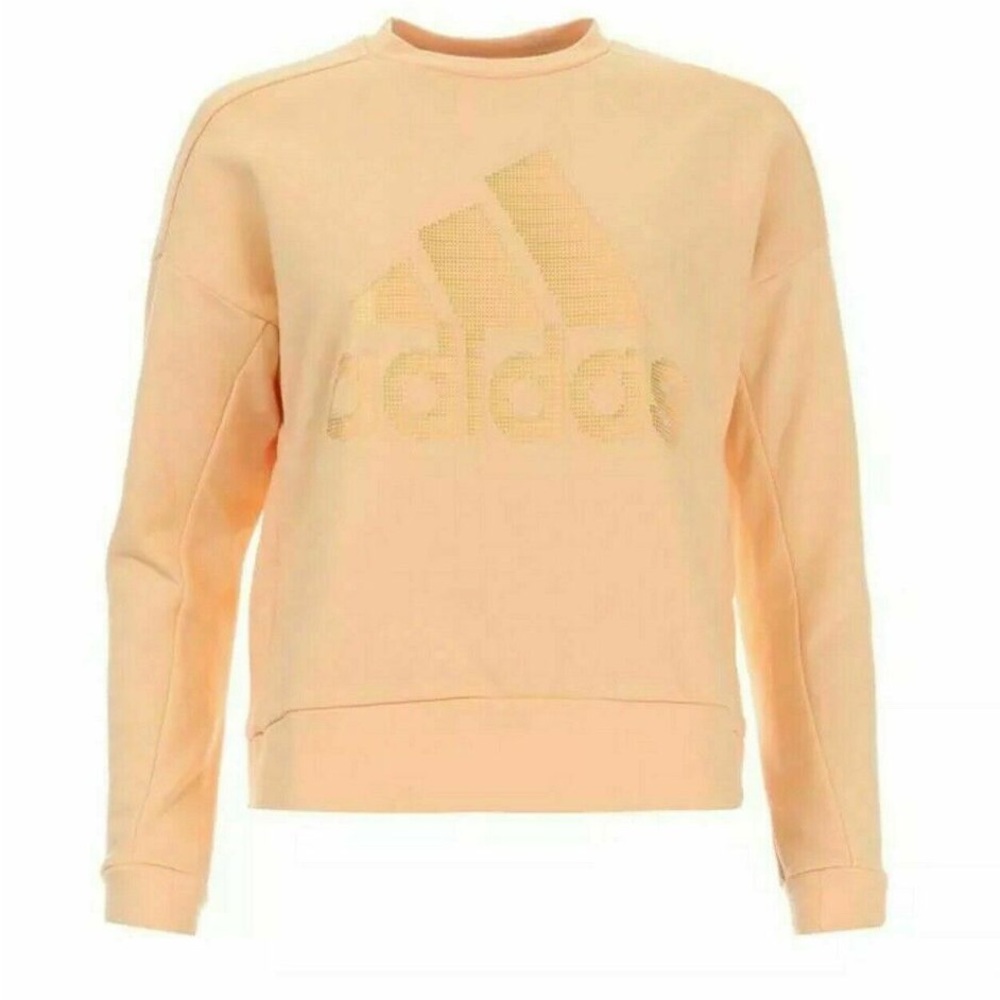 NWT Adidas Glam Logo Pullover Sweatshirt